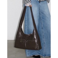 Korean Niche FENNEC Bag Willow Nail Shoulder Tote Bag Large Capacity Soft Leather Pocket Diagonal Co