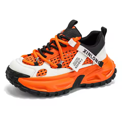 Men's Retro Dad Shoes Chunky Sneakers Classic Running Shoes Casual Walking Shoes Streetwear