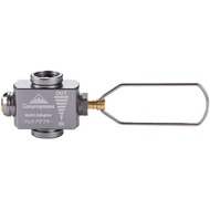 CAMPINGMOON Gas Canister Refill Adapter, Portable Outdoor Gas Saver Lindal Valve Canister Shifter, C