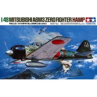 Plastic Model Assembly Scale 1/48 Mitsubishi A6M3 Zero Fighter (Hamp) (6102)