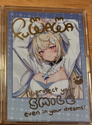 Hololive fuwamoco 簽名 直簽 fuwawa mococo hololive en advent signed card