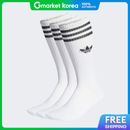 adidas | Adidas 3S High-Cut Crew Socks 3-Pack Set Ij0734