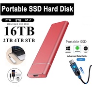 SSD External Hard Disk 30TB  16TB  USB3.0 Hard Disk Portable 8TB Portable Hard Drive 4TB Expansion P