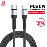ZUZG USB C to Lighting Cable 5A Data Cable PD Charger 30W for iPhone 15ProMax 15Pro 15 14 13 12 11 P