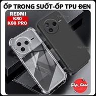 Redmi K80/ K80 Pro 5G Case, Shockproof, Transparent, camera Protection