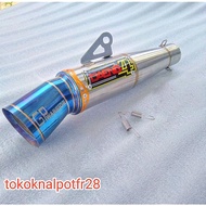 Local Stock✕✿◘Canister Conical pipe Daeng Sai4 GP Warrior exhaust 51mm / Adapter 51mm plus bolt L