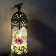 永生花燭臺擺設 - 復興時代 (醬紫)(大)