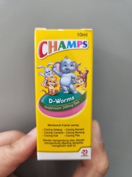 Champs D worm suspension 10ml (ubat cacing)