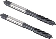M5 x 0.8 Spiral Point Threading Tap, H2 Tolerance High Speed Steel TICN Coated, Round Shank with Squ