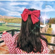 Satin Hair Bow / Korean Large Ribbon Hair Clip / Ribbon Hair Clip / Hair Ribbon / Bow Pin