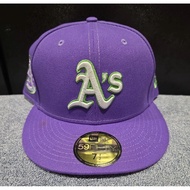 HAT CLUB New Era 59FIFTY Oakland Athletics Cap 7 1/2 Purple MLB New