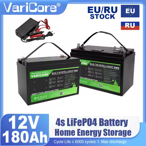12.8V/12v 180AH LiFePO4 Battery pack USB 3.0 Type-C Output for Golf Cart Off-Road Solar Touring car 