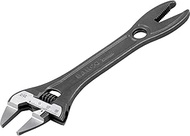 Bahco BAH31T Thin Jaw Adjustable Spanner with Serrated Pipe Jaws