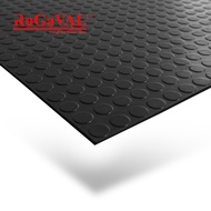 Round Stud Rubber Mat Size: 3mm x 50mm x 50mm Airport Mat, Rubber Floor Mat-READY STOCK IN SELANGOR