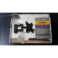 X200 Universal 17-42 Inch Wall TV Bracket for LED LCD Smart TV Monitor Sturdy Iron Easy to Install