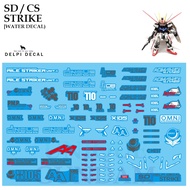 [DELPI DECAL] 15  SD/CS STRIKE GUNDAM WATER SLIDE  DECAL