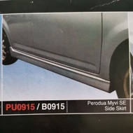 Perodua myvi 2005 - 2010 2011 - 2014 old new se se2 1.5 side skirt lagi best skirting  bodykit pu ab