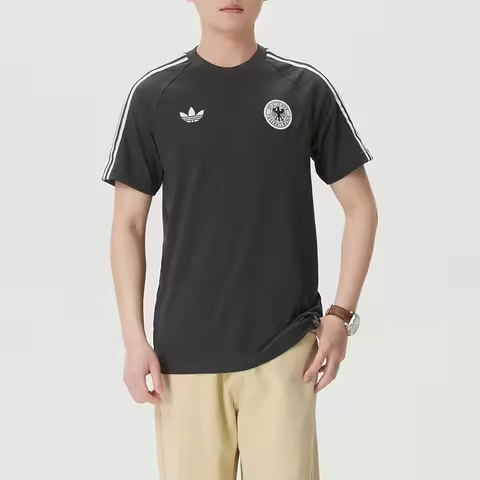 Adidas (Adidas) Trefoil Men's Sportswear Football Short-Sleeved T-Shirt Trendy Training Breathable F