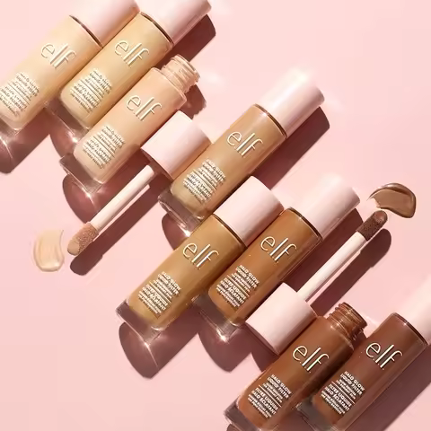 Hot Elf Glow Moisturizing Contour Foundation Whitening Waterproof and Sweat-proof Makeup Concealer L