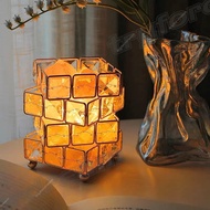 Salt Lamp Night Light Ambient Light Bedroom Bedside Desk Lamp