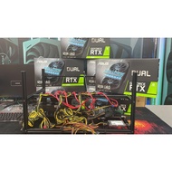 ROI 10 Months ONLY!!! ETH Ether Ethereum RVN Raven ERG Ergo Asus 2060 Dual 12GB LHR Mining Rig