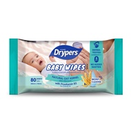 Drypers Baby Wipes Natural Oat Kernel 80’s x 1pek