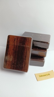 tempat penyimpanan Kotak Rokok Kerajinan surya 16 hitam Kotak Gift box Sonowood Wadah Padudan Stiker