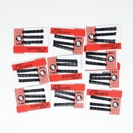 Flower Brand Small Black Blunt Stick Hair Clips 4 cm 12 pcs / sheets Hair Accessories