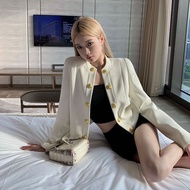 New Classic Gold Button Jacket - Fashionable & Versatile Women's Top | COD D7AX