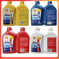 100% 0RIGINAL 4T SHELL AX3 AX5 AX7 SAE40 20W-40 15W-40 10W-40 15W-50 MINYAK HITAM ENGINE ENJIN OIL F