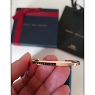 DW Classic Cuff Bracelet Gelang Authentic 手环 Rose Gold Silver DW00400003