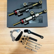 KAWASAKI Z900 MATRIS STEERING DAMPER ANTI TANK SLAP PNP SET MOTORCYCLE STABILIZE MOUNT SIAP BRACKET 