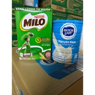 Saving Combo of Canned Ice Cream and Paper Milo