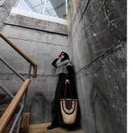 Galerikitri Borneo Rattan Women's Bag Hand-knitted oval beads bangkok bag bali bag