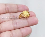 Cincin Wanita Dewasa GF1 Polos Titanium 22K (Emas)