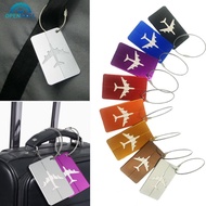 OPENMALL Aluminum Alloy Luggage Waterproof Tag Travel Suitcase Bag Name ID Tags Address Label Baggag