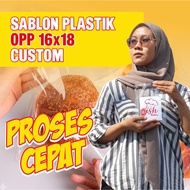 Opp Plastic Screen Printing 16x18 Plastic Bag