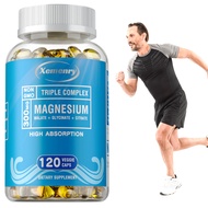 XEMENRY Magnesium Complex Capsules Dietary Supplement, containing magnesium glycine, magnesium malat
