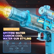 M416 Fire-breathing Linkage Water Gun Large Capacity Strobe AK Burst Children Fully Automatic Electr