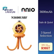 NNIO Baby & Pet Stoller Fan / Potable USB Fan Rechargeable N3600USBF