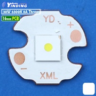 LED Flashlight YD30W 30W 16mm 6300K White 8A LED Flashlight Super Throw Long Range White