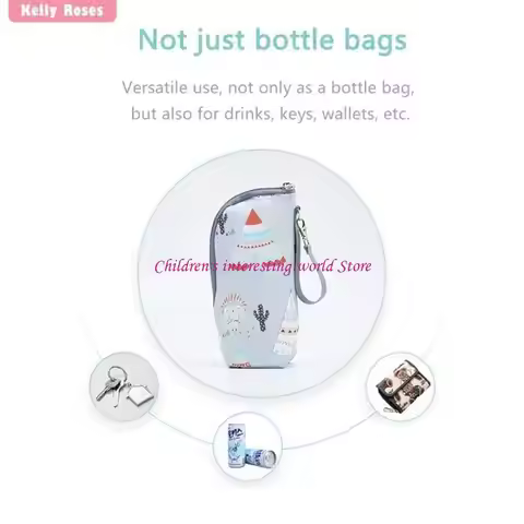 Portable Travel Milk Bottle Thermal Bag Feeding Bottle Heating Waterproof 425F
