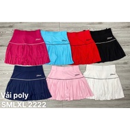 Titleist Small Pleated 2-Layer Sports Skirt with Pockets for Tennis, Pickleball, Golf, Badminton - V