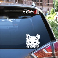 BLIGHOO - CUTE MANYUN CAT CAR CUTTING STICKER COOL CUTE CAT SIGN CAR STICKER