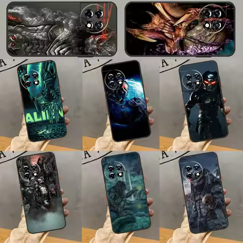 Alien Vs Predator Cover For OnePlus 13R 13 12 12R 11 10 Pro 8T 10T OnePlus Nord 4 CE 2 3 Lite N10 N2