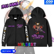 Free Firee SG 2 Rapper Elite Cees Kids Zipper Hoodie Free Name Zipper Jacket/