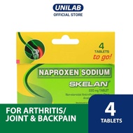 Unilab Skelan 220 mg 4 Tablets - Fast and Long-Lasting Relief From Pain Due To Arthritis