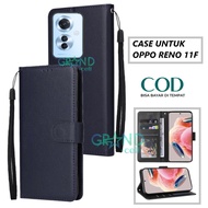 Case hp for OPPO RENO 11F 5G Premium flip wallet flip case Magnet Casing flip cover handphone wallet