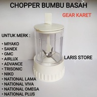 Chopper Gelas Bumbu Basah Wetmill Model Lama Gear Gigi Karet Blender Miyako SEMUA MERK UMUM / Univer