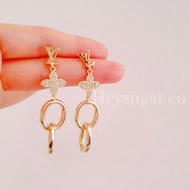 LV nanogram dangle earring In Gold